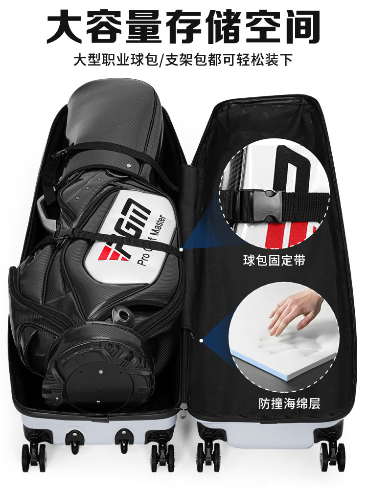 Golf Travel Bag with Wheels - Silver