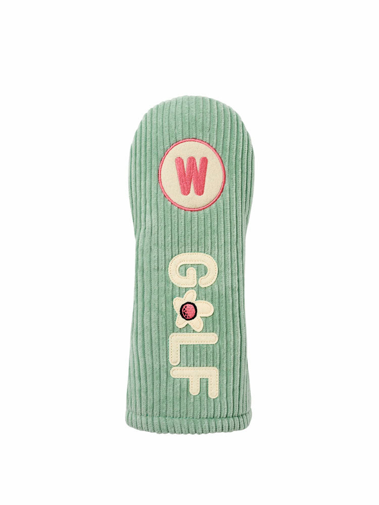 Corduroy Golf Headcover - Mint