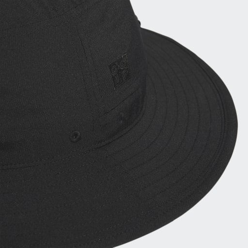 Wide-Brim Golf Hat - Black
