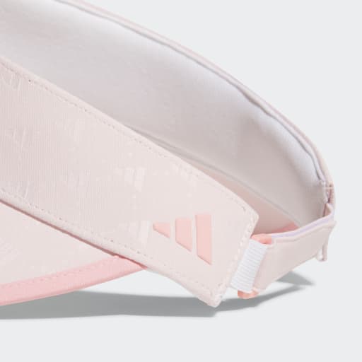 Allover Print Wide Visor - Pink
