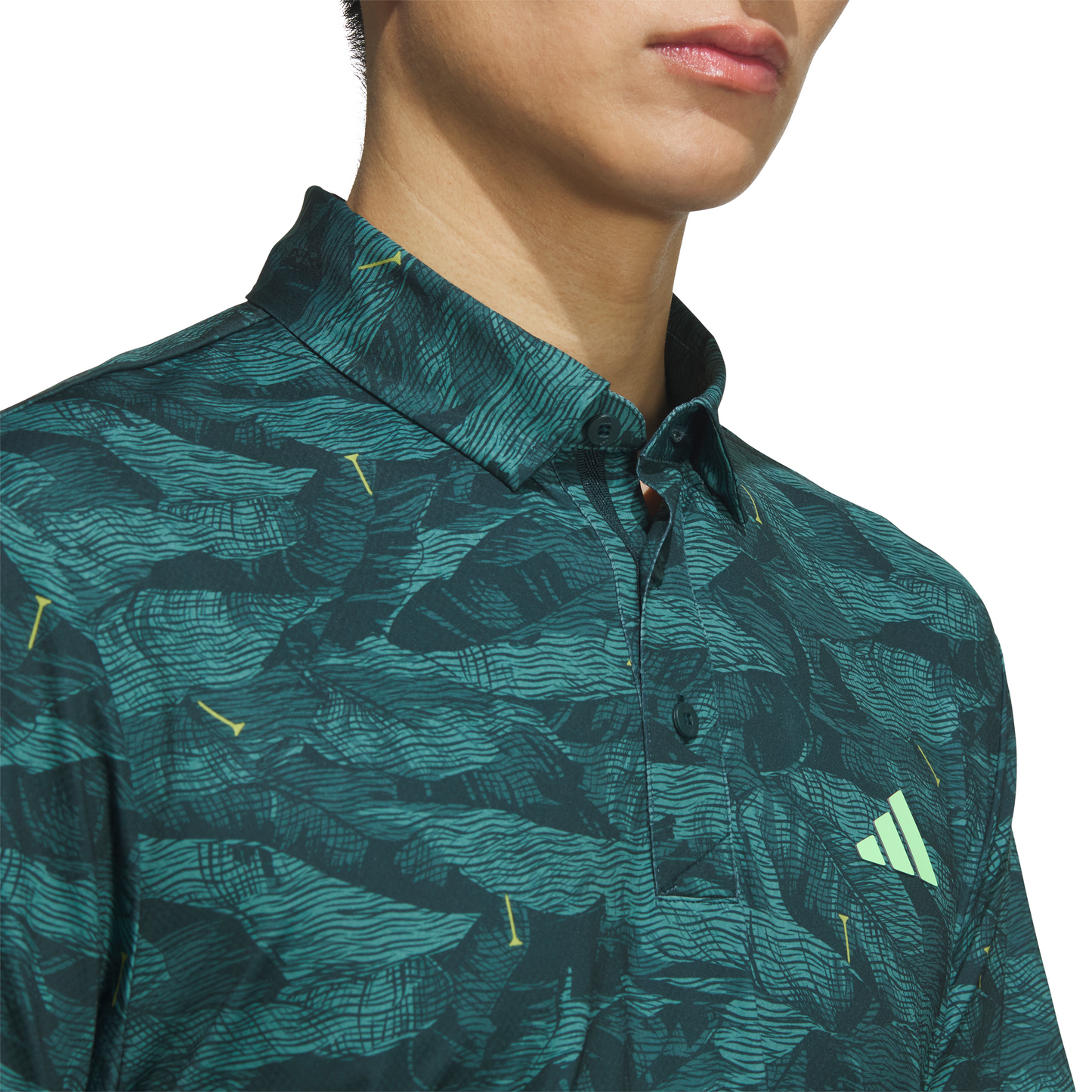 Graphic Aop Short Sleeve Polo Shirt - Aurora Ivy