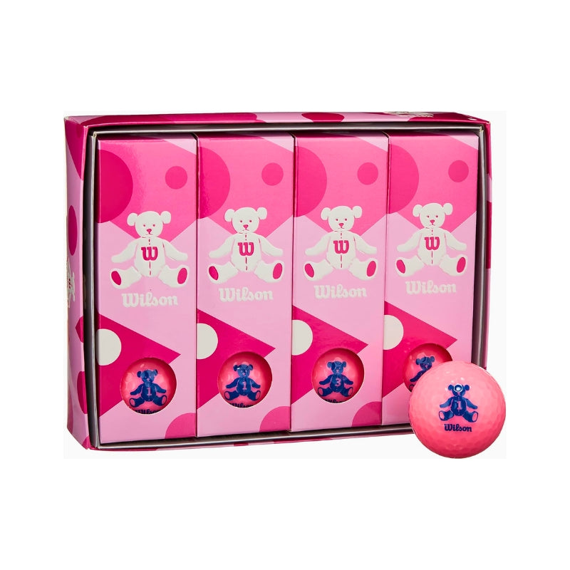 Wilson Bear Golf Ball - Pink