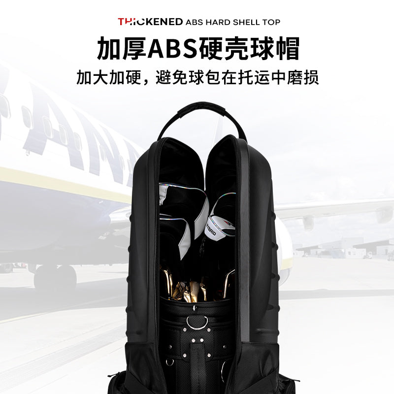Golf Travel Bag with Wheels - Black