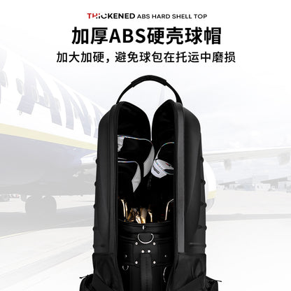 Golf Travel Bag with Wheels - Black