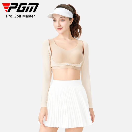 Women's Golf UV Arm Sleeves Cropped - Skin