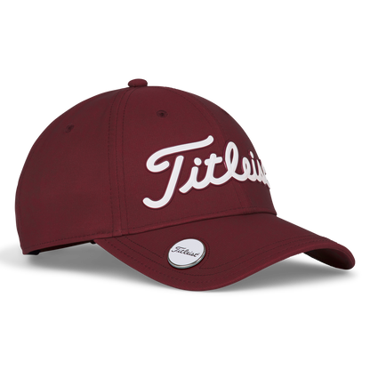 Players Performance Ball Marker Cap - Burgundy
