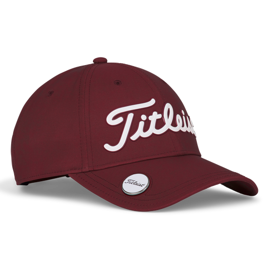 Players Performance Ball Marker Cap - Burgundy