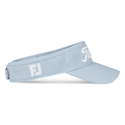 2025 Tour Performance Visor - Blue Bird White