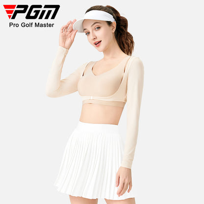 Women's Golf UV Arm Sleeves Cropped - Skin