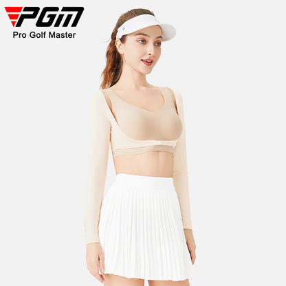 Women's Golf UV Arm Sleeves Cropped - Skin
