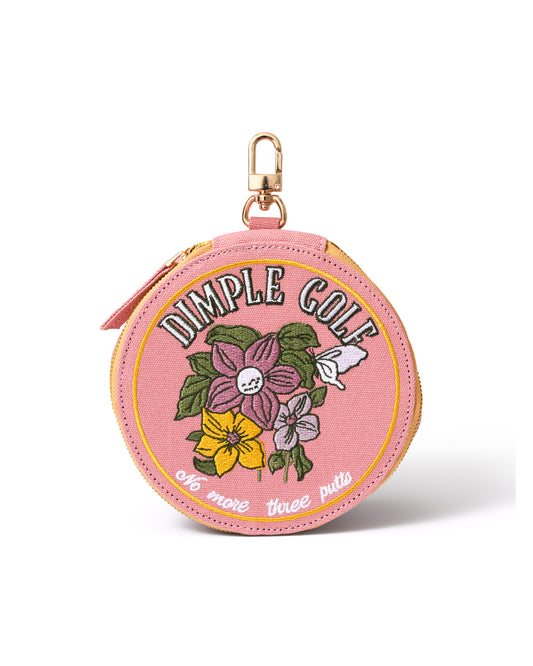 Vintage Flower Label Golf Ball Bag