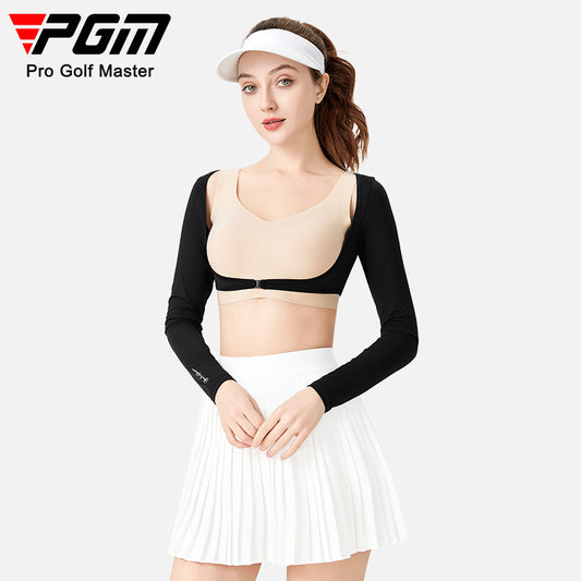 Women's Golf UV Arm Sleeves Cropped - Black