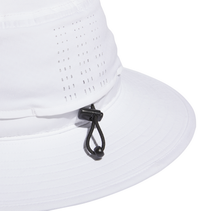 Wide-Brim Golf Hat - White
