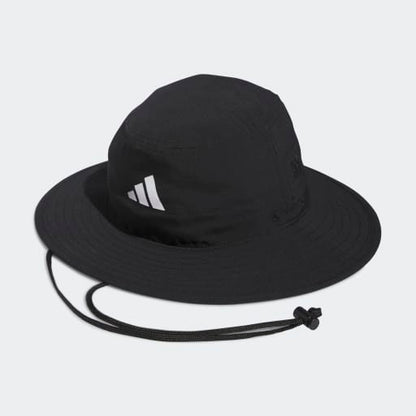 Wide-Brim Golf Hat - Black