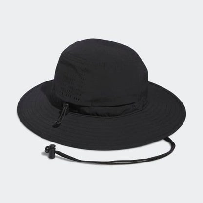 Wide-Brim Golf Hat - Black