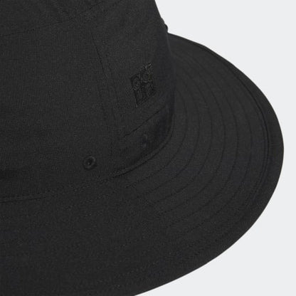 Wide-Brim Golf Hat - Black