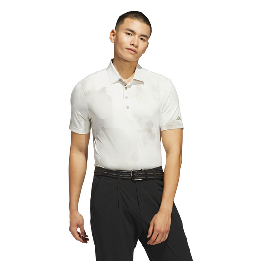 Ultimate365 Printed Cool Feeling Tour Polo Shirt - White
