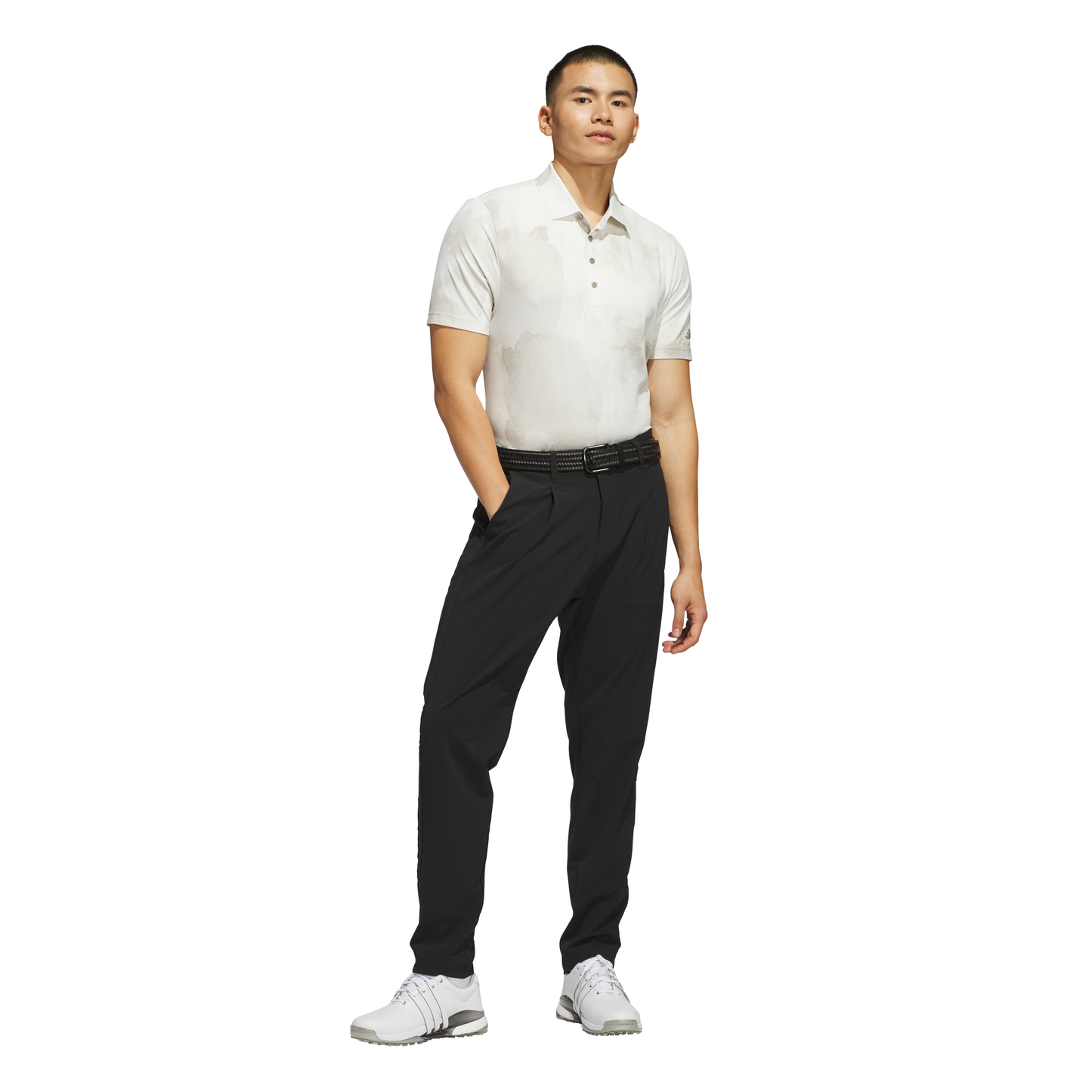 Ultimate365 Printed Cool Feeling Tour Polo Shirt - White