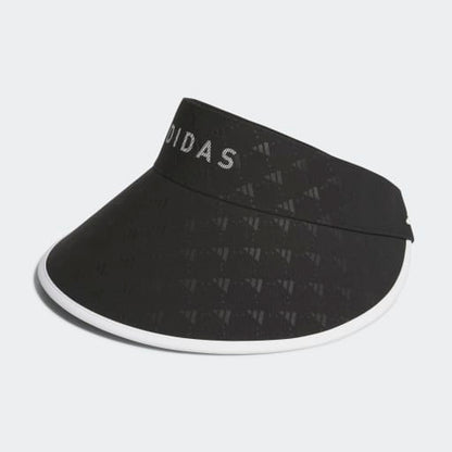 Allover Print Wide Visor - Black