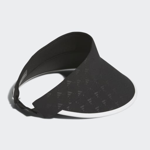 Allover Print Wide Visor - Black