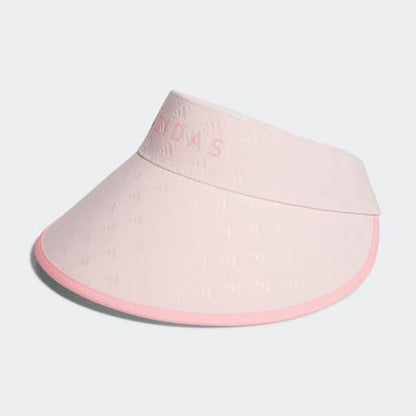 Allover Print Wide Visor - Pink