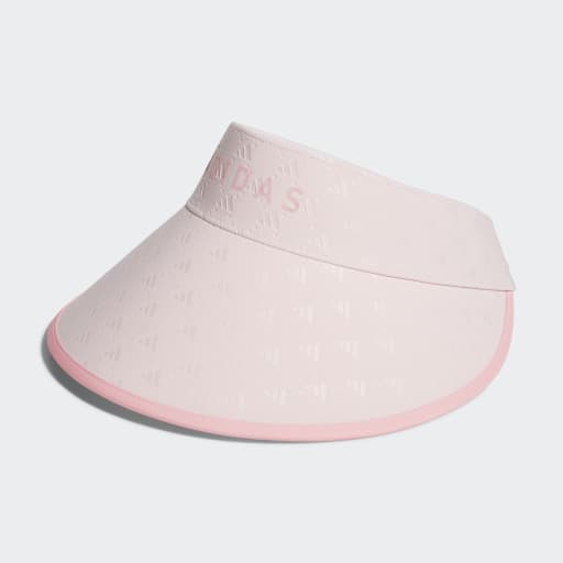 Allover Print Wide Visor - Pink