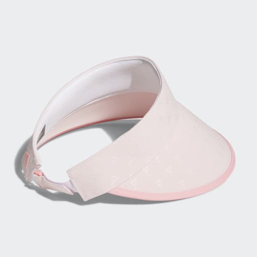 Allover Print Wide Visor - Pink