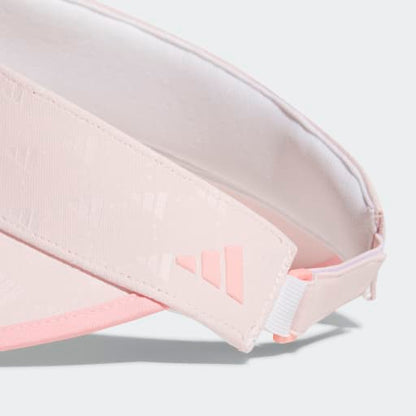 Allover Print Wide Visor - Pink