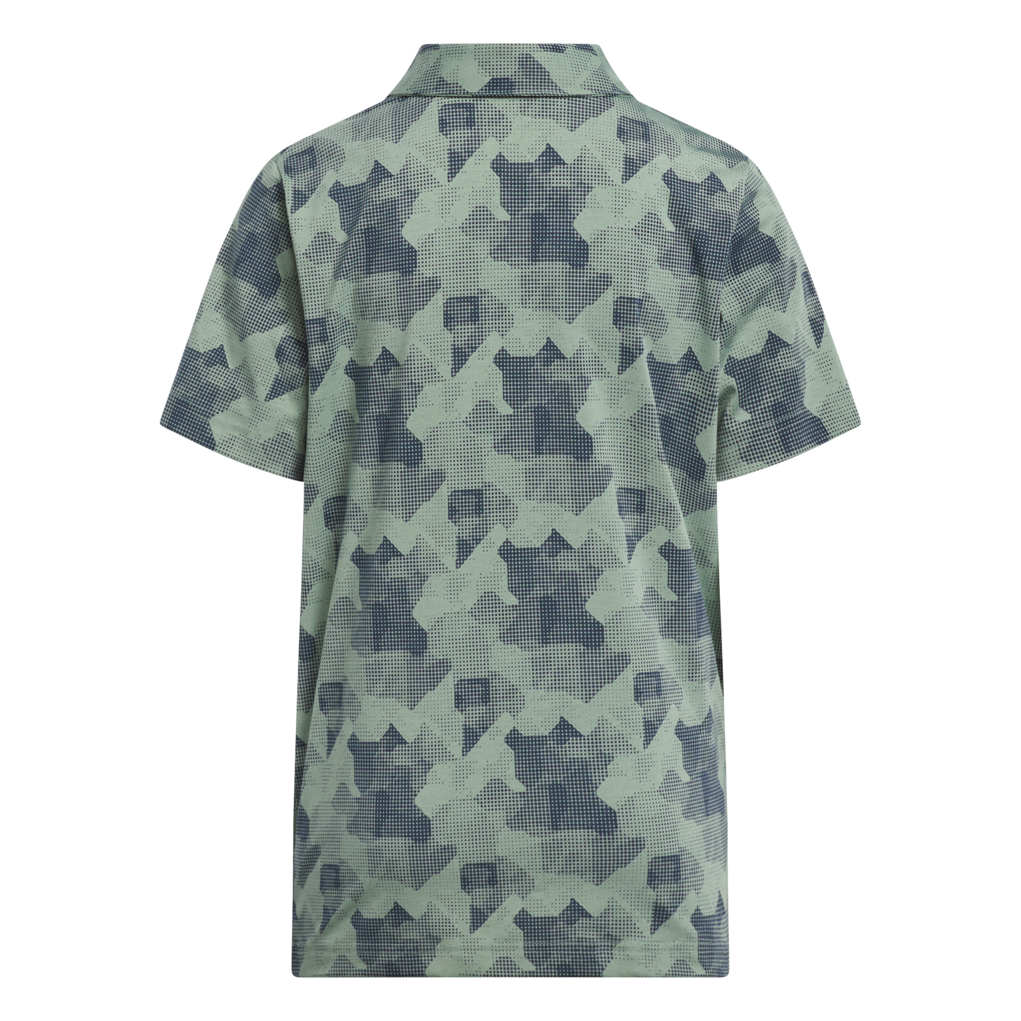 Printed Scripted Polo Shirt Kids - Green