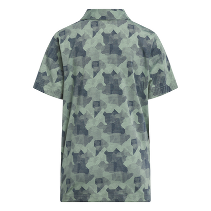 Printed Scripted Polo Shirt Kids - Green