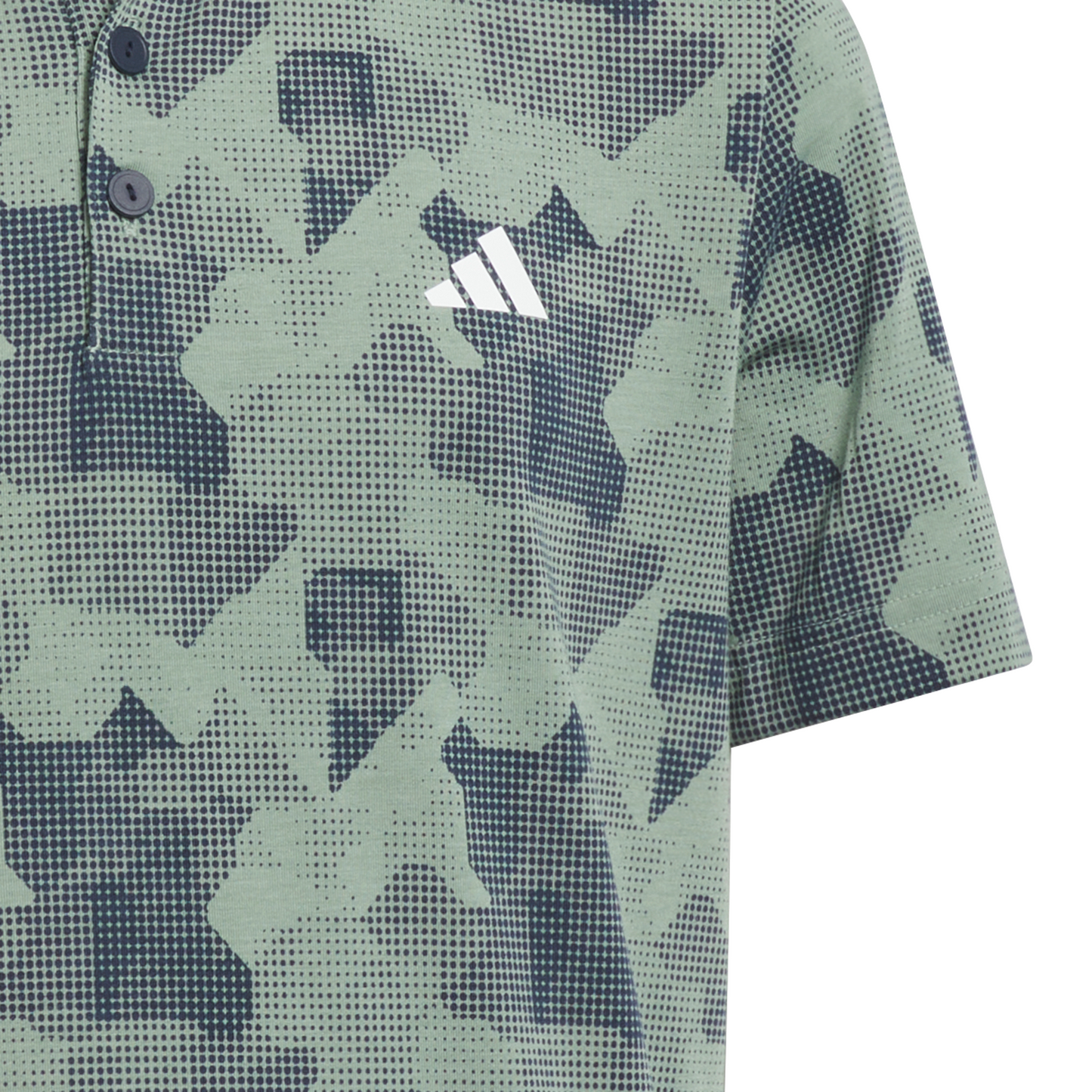 Printed Scripted Polo Shirt Kids - Green