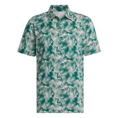 Ultimate365 Mesh Print Polo Shirt - Collegiate Green / Sandy Pink