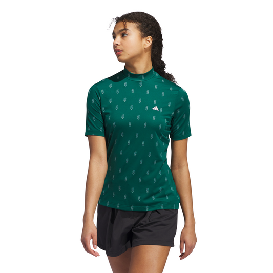 [ADIDAS GOLF] Go-To Mock Shirt - Green