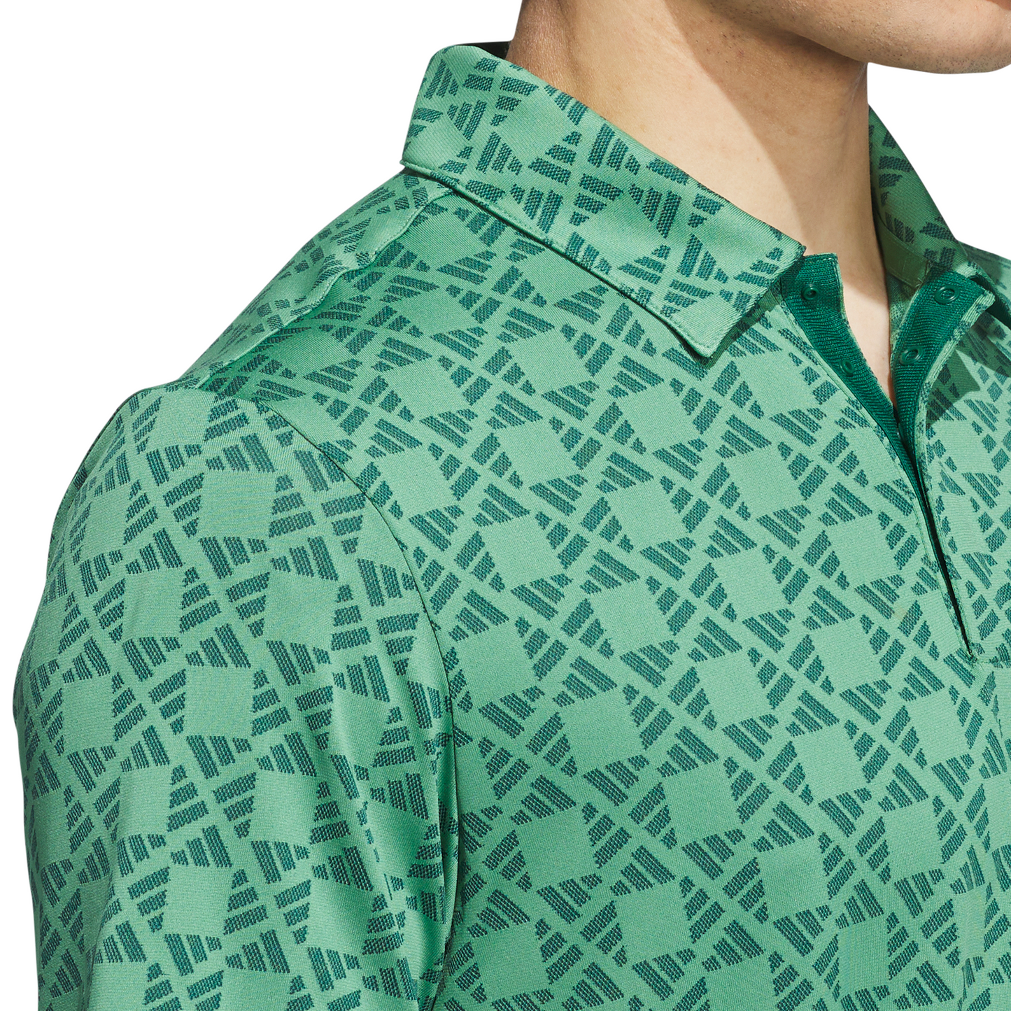 Ultimate365 Tour HEAT.RDY Jacquard Polo Shirt - Green