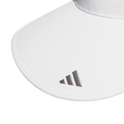 Wide Brim Visor - White