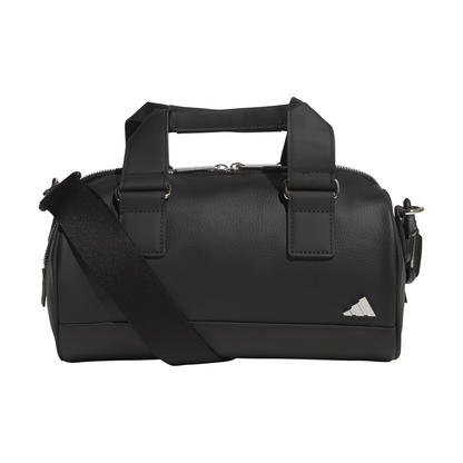 PU Round Tote Bag - Black