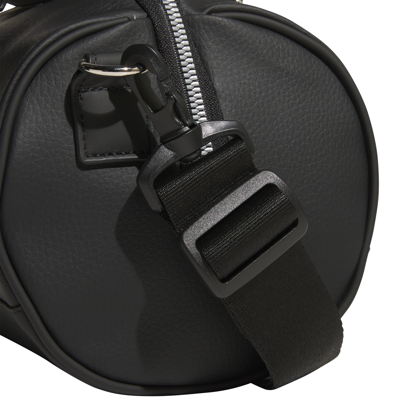 PU Round Tote Bag - Black