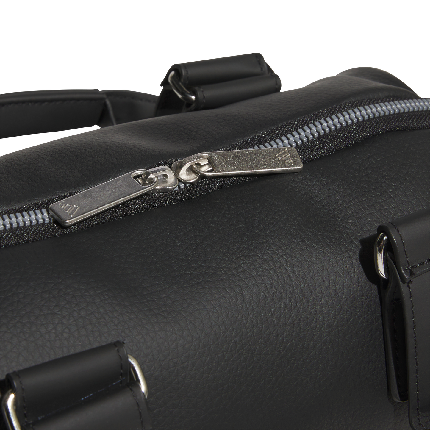 PU Round Tote Bag - Black