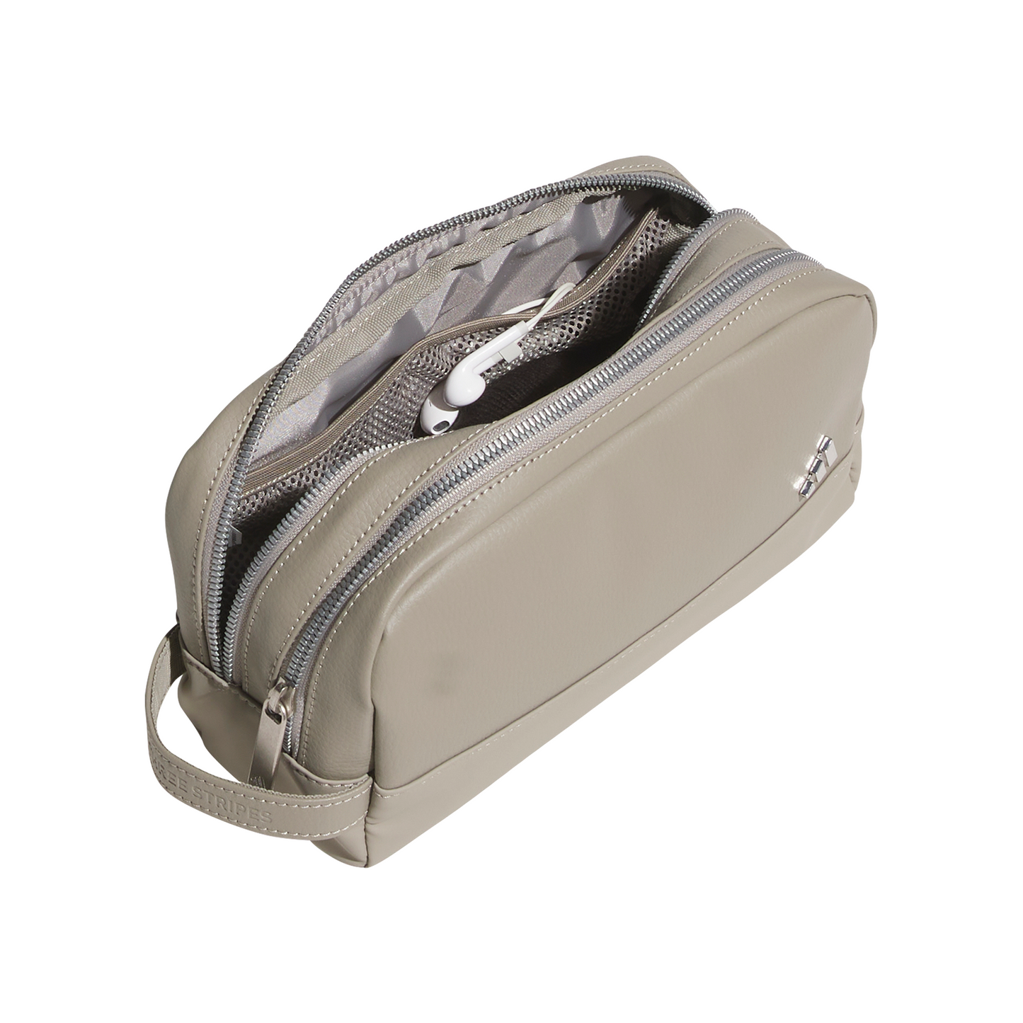 Two-Way Zip Pouch - Putty Beige