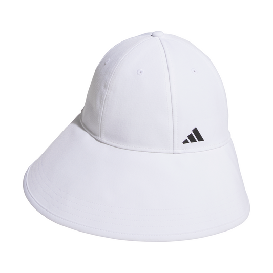 Wide-Brim Cap - White
