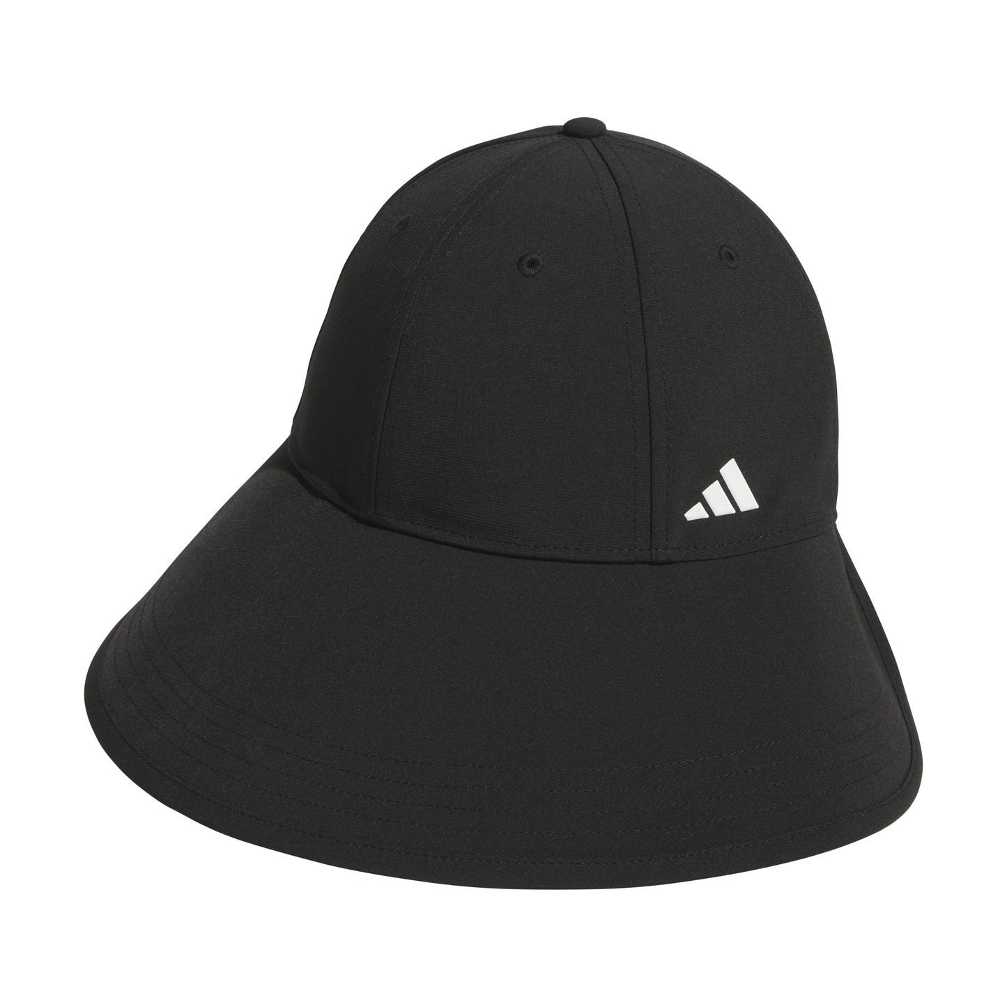 Wide-Brim Cap - Black