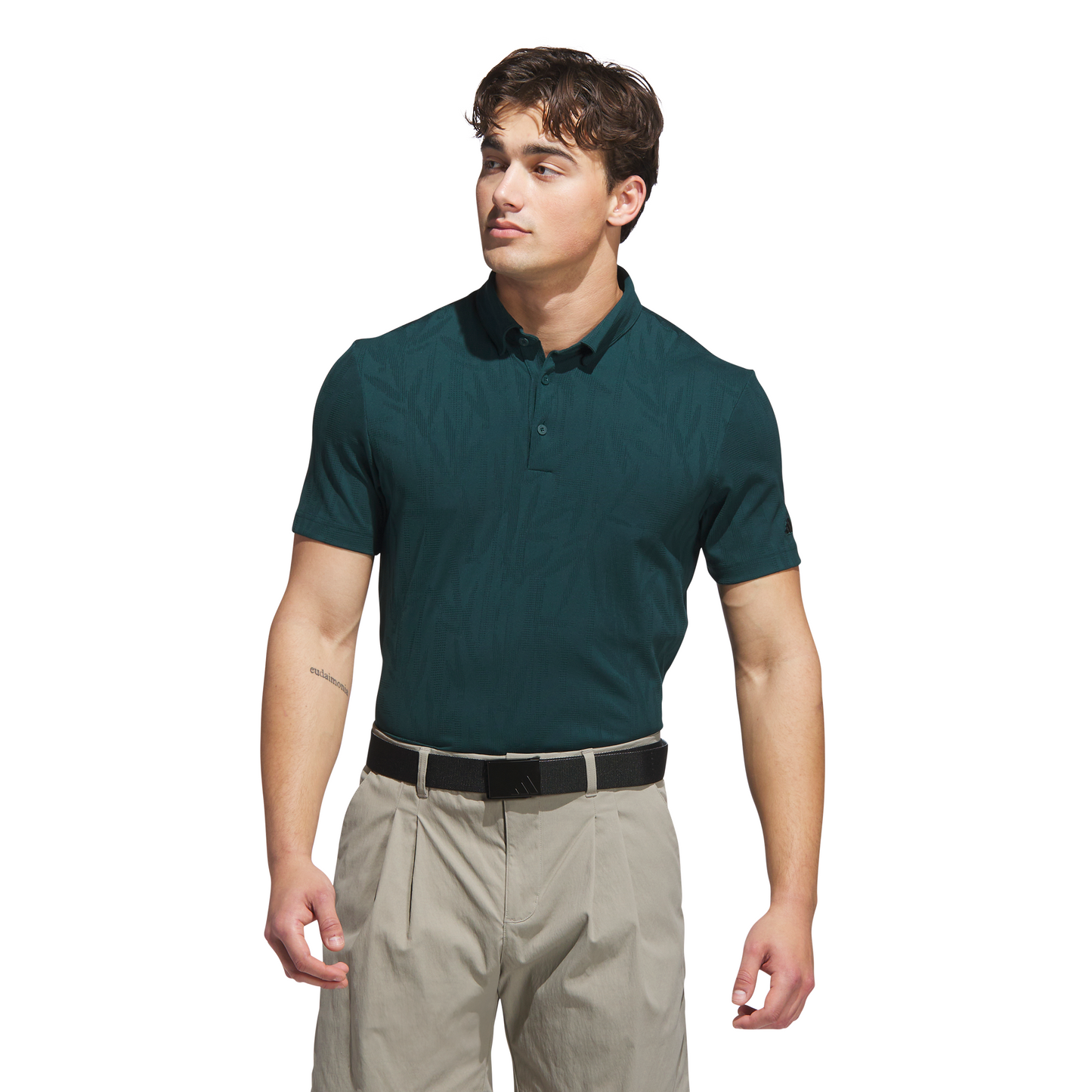 Go-to Textured Polo Shirt - Aurora Ivy