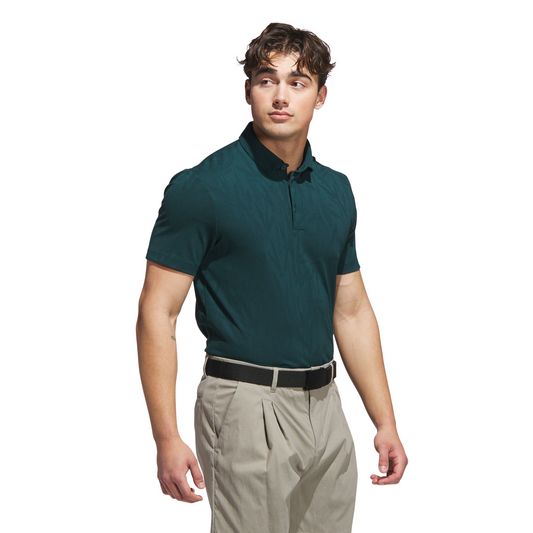 Go-to Textured Polo Shirt - Aurora Ivy
