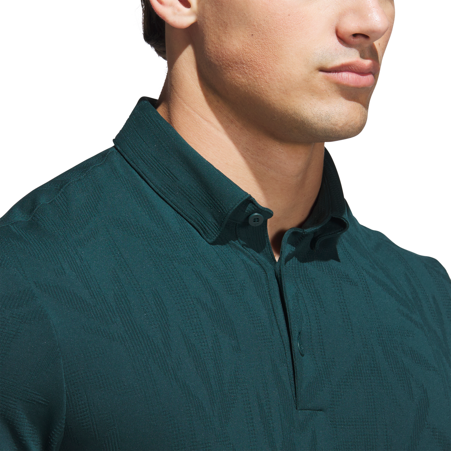 Go-to Textured Polo Shirt - Aurora Ivy