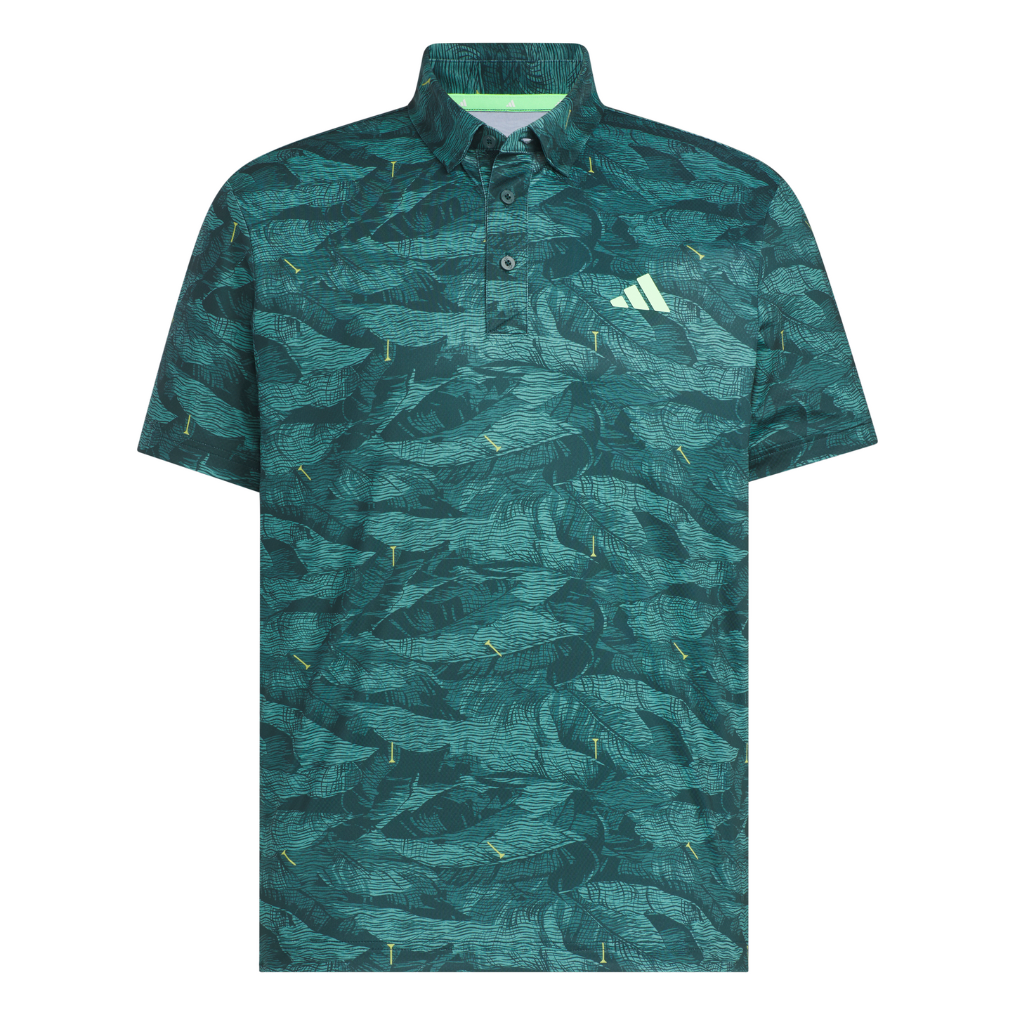 Graphic Aop Short Sleeve Polo Shirt - Aurora Ivy