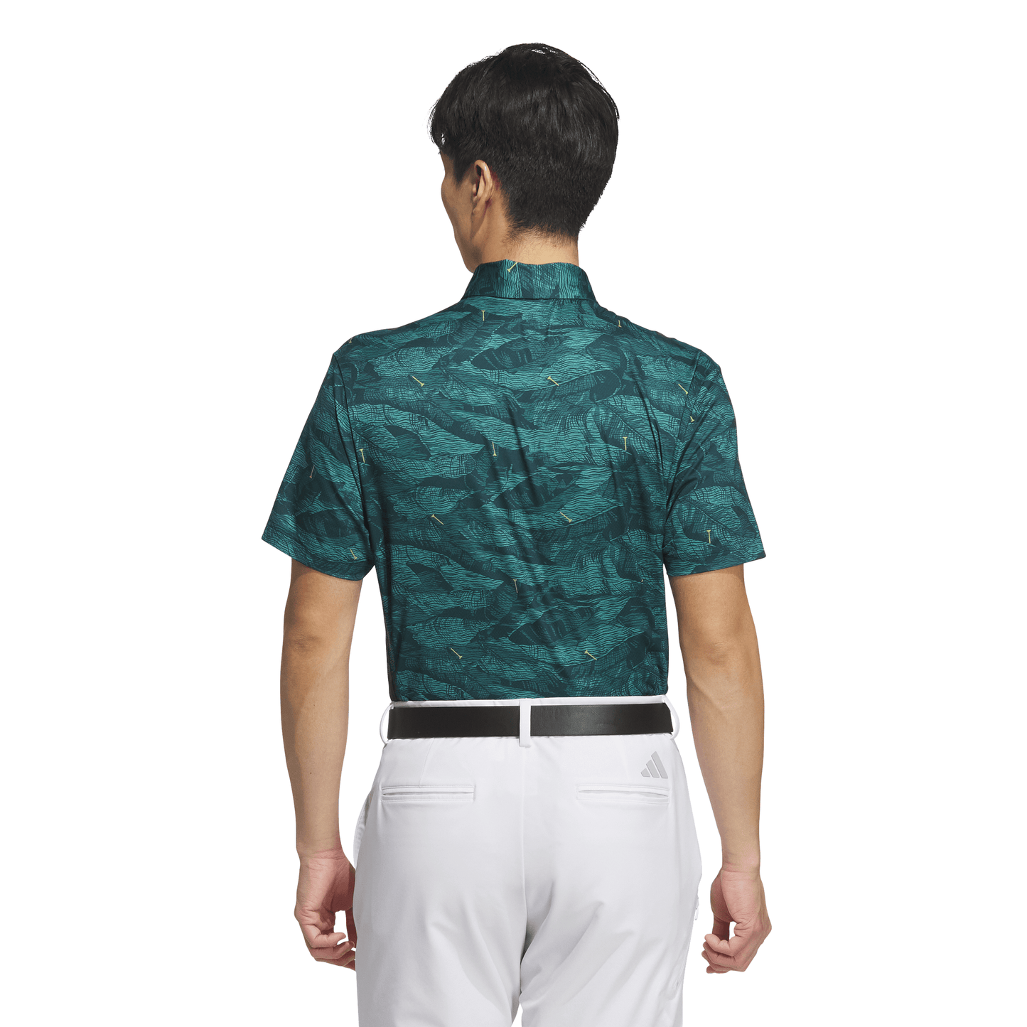 Graphic Aop Short Sleeve Polo Shirt - Aurora Ivy