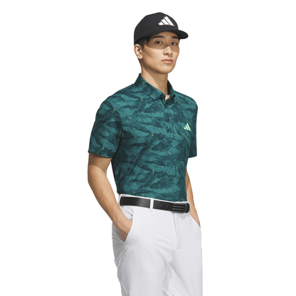 Graphic Aop Short Sleeve Polo Shirt - Aurora Ivy