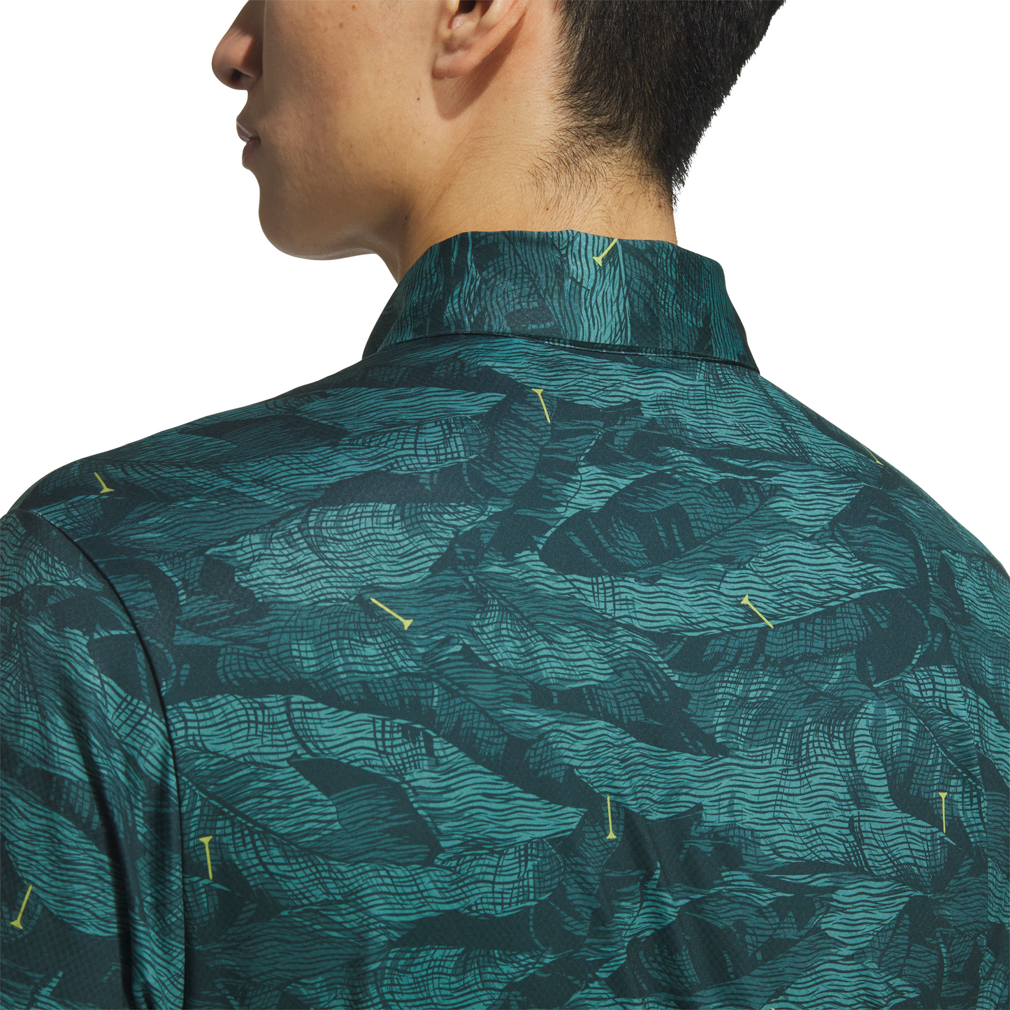 Graphic Aop Short Sleeve Polo Shirt - Aurora Ivy