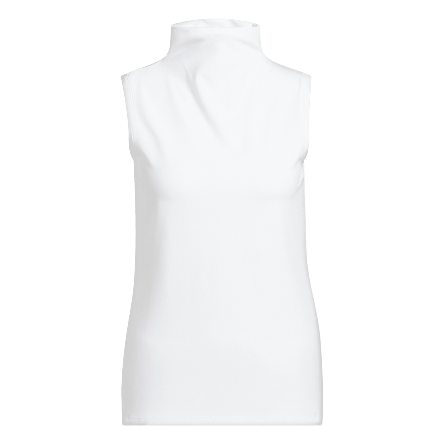 Ultimate365 Sleeveless Mock Neck Top - White