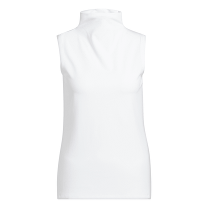 Ultimate365 Sleeveless Mock Neck Top - White